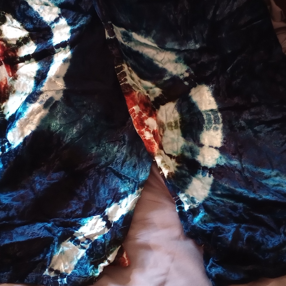 Crushed Velvet wide leg nwt